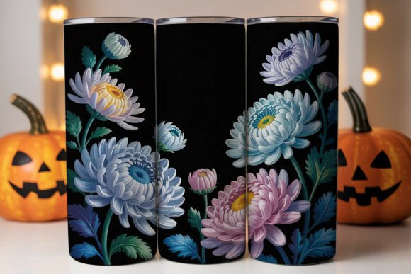 3D Layered Blue Floral 20oz Tumbler: A Versatile and Stylish Design Solution