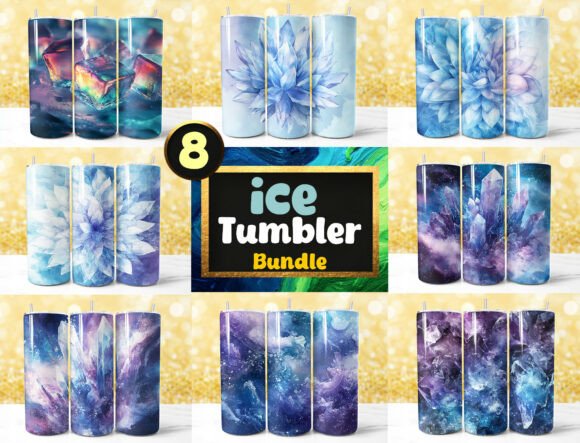 Enhance Your Designs with Frozen Crystal Backgrounds