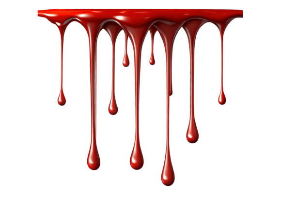 Enhance Your Designs with the PNG Red Jam Drip 3D Icon