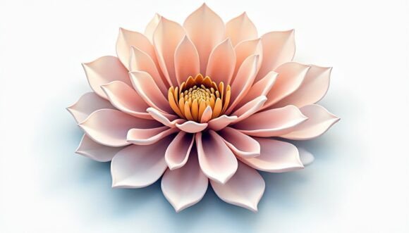Explore A 3D-Rendered Symmetrical Design