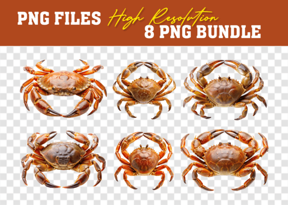 Explore the 3D PNG Red Crab Mega Bundle