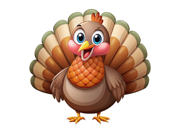 High-Quality PNG Thanksgiving Cartoon 3D Icons: A Versatile Design Solution