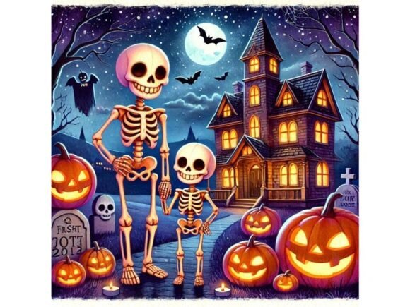 Integrating a 3D Happy Skeleton Family with Glowin into Your Creative Projects