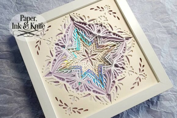 Star Victorian Shadowbox 3D SVG: A Craft Lover's Delight