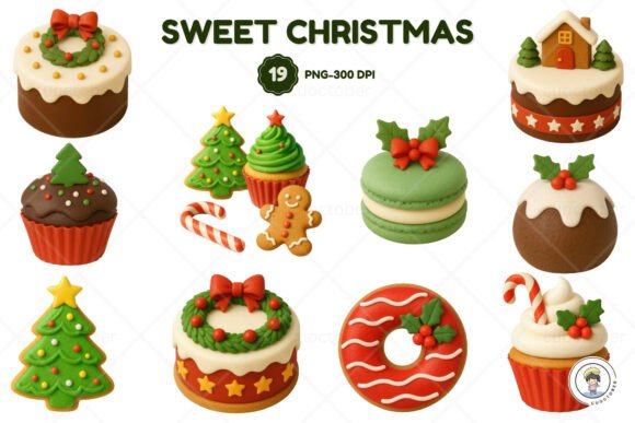 Sweet Christmas 3D Holiday Themed: A Versatile and Creative Solution for Your Holiday Projects
