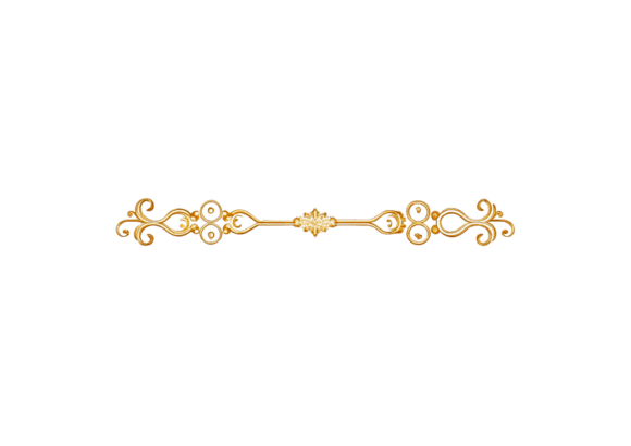 Unlock Your Creativity with 3D Golden Lines PNG File