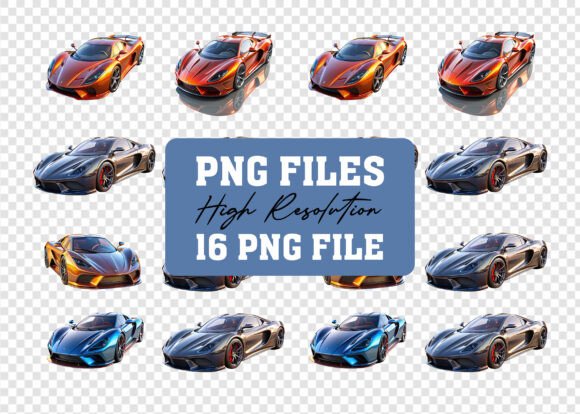 Unlocking Creativity with PNG Hyper Car Mega Bundle 3D Transparent